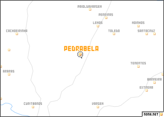 map of Pedra Bela