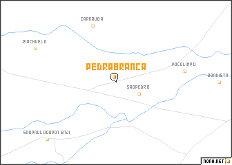map of Pedra Branca