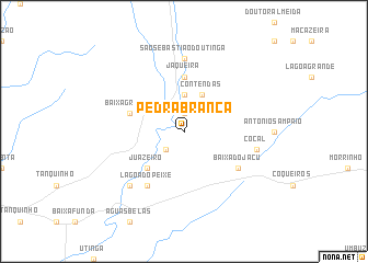 map of Pedra Branca