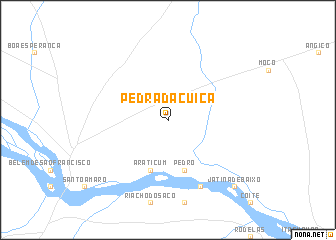 map of Pedra da Cuíca