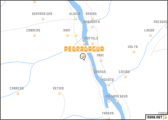 map of Pedra dʼÁgua