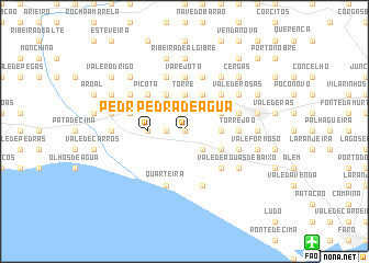 map of Pedra de Água