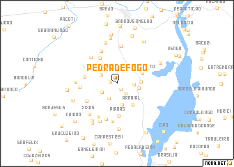 map of Pedra-de-Fogo