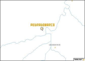 map of Pedra do Barco