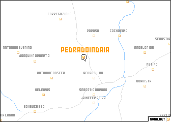 map of Pedra do Indaiá