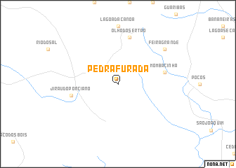 map of Pedra Furada