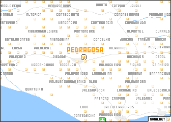 map of Pedragosa