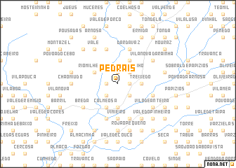 map of Pedrais