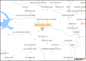 map of Pedrajas