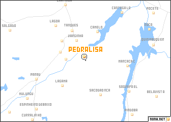 map of Pedra Lisa