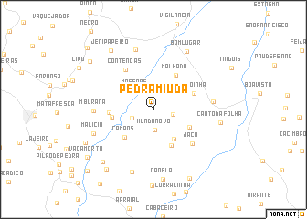 map of Pedra Miúda