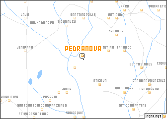 map of Pedra Nova