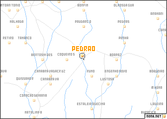 map of Pedrão