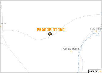 map of Pedra Pintada