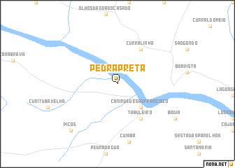 map of Pedra Preta