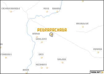 map of Pedra Rachada