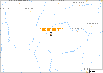 map of Pedra Santa