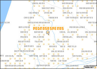 map of Pedras Ásperas