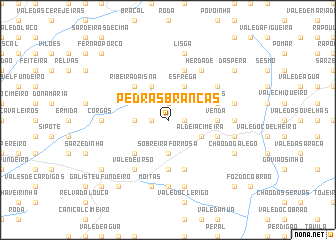 map of Pedras Brancas