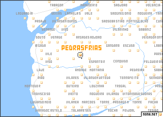 map of Pedras Frias