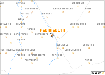 map of Pedra Solta