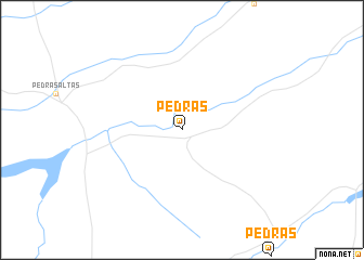 map of Pedras