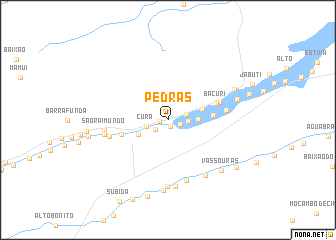 map of Pedras
