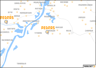 map of Pedras