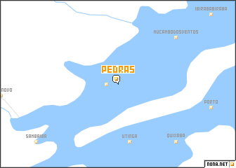 map of Pedras