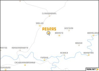 map of Pedras