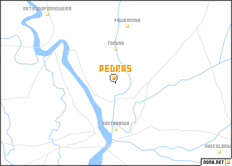 map of Pedras