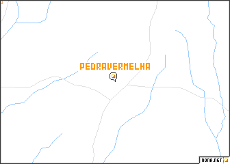 map of Pedra Vermelha