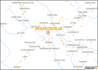 map of Pedraza Vieja