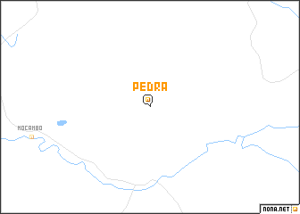 map of Pedra