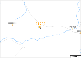 map of Pedra