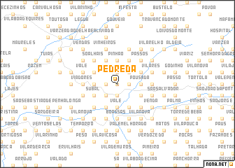 map of Pedreda