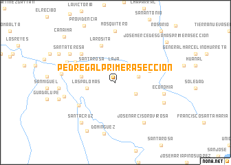 map of Pedregal Primera Sección
