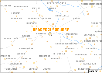 map of Pedregal San José