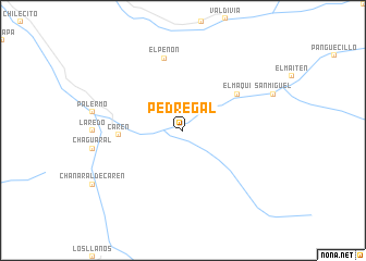 map of Pedregal