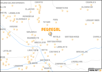 map of Pedregal