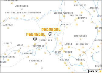 map of Pedregal