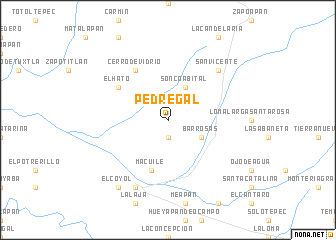 map of Pedregal