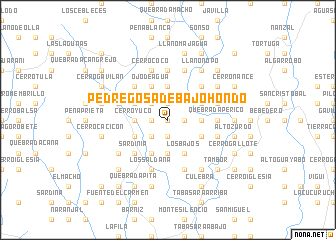 map of Pedregosa de Bajo Hondo