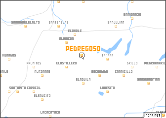 map of Pedregoso