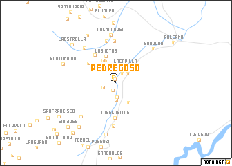 map of Pedregoso