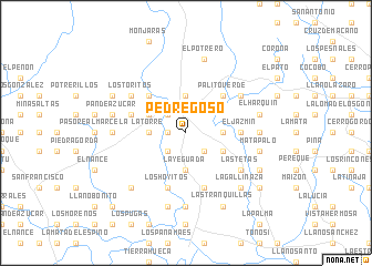 map of Pedregoso