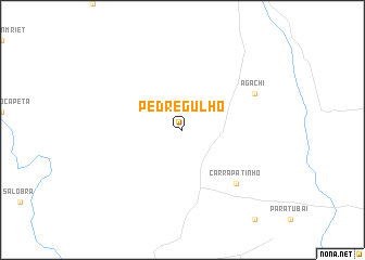map of Pedregulho