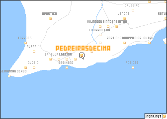 map of Pedreiras de Cima