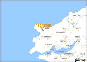 map of Pedreira