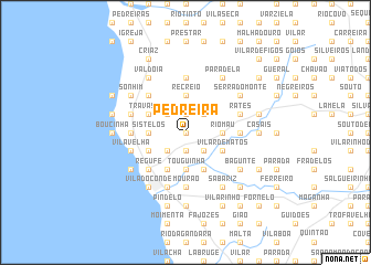 map of Pedreira